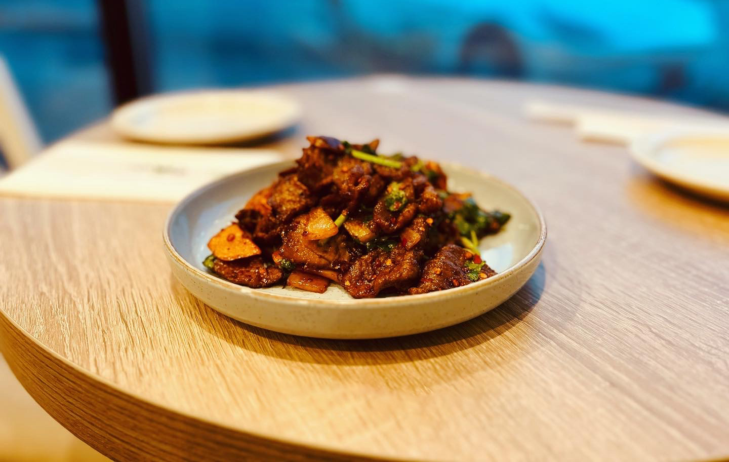 Steam Greenwich signature cumin lamb